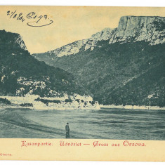 1075 - ORSOVA, Danube Kazan, Litho, Romania - old postcard - unused - 1904