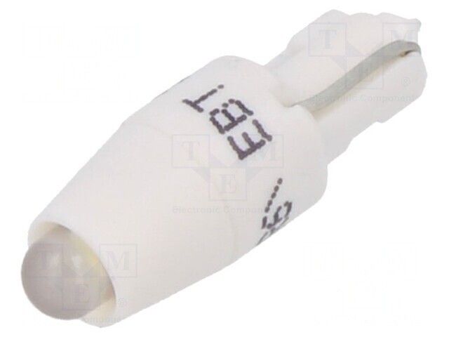 LED Albă 24V W2x4,6d