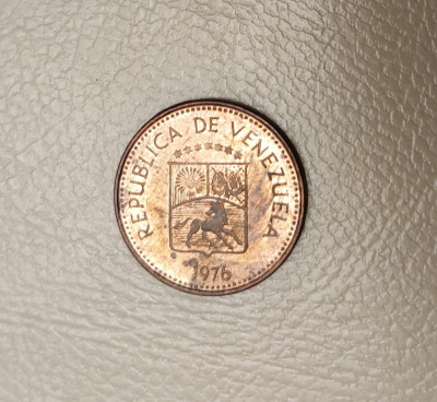 Venezuela - 5 centimos (1976) - monedă s278 foto