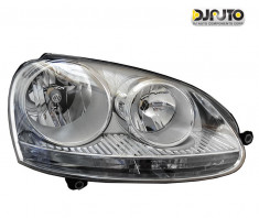 Far Volkswagen Golf 5 10.2003-05.2009, Jetta / Golf 5 Combi 2005-, partea dreapta , tip bec H7+H7, reflector silver/clar foto