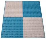 Blat Lego Multifun 42.5x42.5 cm Blue GreatGoods Plaything, tega