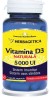 VITAMINA D3 NATURALA 5000UI 60CPS VEGETALE, Herbagetica