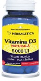 VITAMINA D3 NATURALA 5000UI 60CPS VEGETALE, Herbagetica