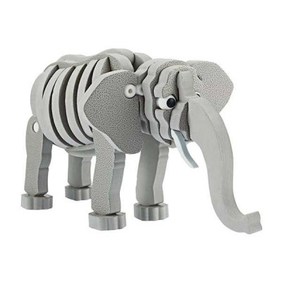 Puzzle 3D Spuma Elefant 75 piese Toi-Toys TT43545A foto