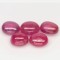 Lot rubine caboșon 11 ct