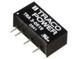 Convertor DC/DC 3W TRACO POWER TRA 3-0519, Intrare 4,5-5,5V, Ieșire 9V 333mA