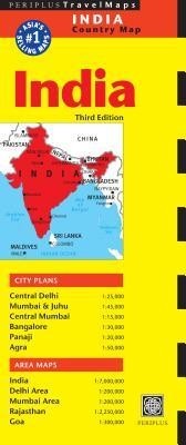 India Travel Map Third Edition foto