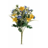 Cumpara ieftin Buchet flori artificiale Narcise, Lavanda, Peonia 44 cm