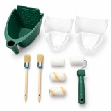 Set vopsit cu mini trafalet 55 mm, 10 piese, Breckner Germany