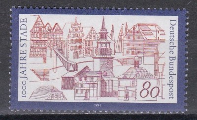 Germania 1994 - Stade - 1000 de ani de existenta, MNH foto