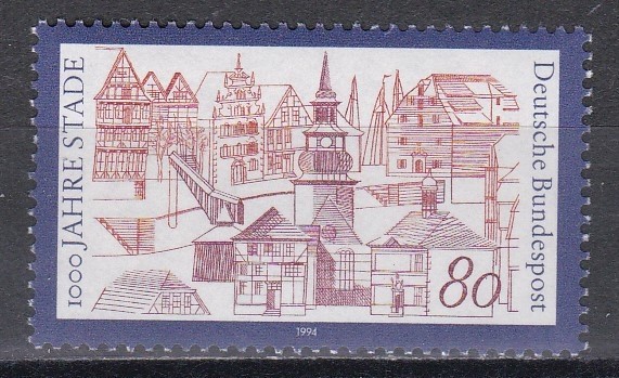 Germania 1994 - Stade - 1000 de ani de existenta, MNH