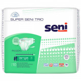 Scutece pentru adulti Super Seni Trio Large, 10 bucati, Seni