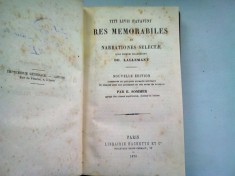TITI LIVII PATAVINI. RES MEMORABILES ET NARRATIONES SELECTAE - E. SOMMER (CARTE IN LIMBA LATINA) foto
