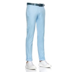 Pantaloni barbati chino bleu CH001