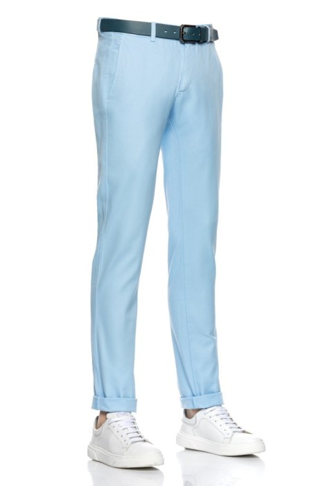 Pantaloni barbati chino bleu CH001