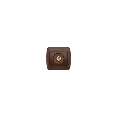 Zirve Priza TV Conector F Nuc Inchis foto