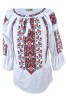 Bluza dama tip ie RD24, alb/rosu , marimea 3XL