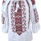 Bluza dama tip ie RD24, alb/rosu , marimea 3XL