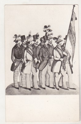 bnk cp Grup de revolutionari romani de la 1848 - Vedere - necirculata foto