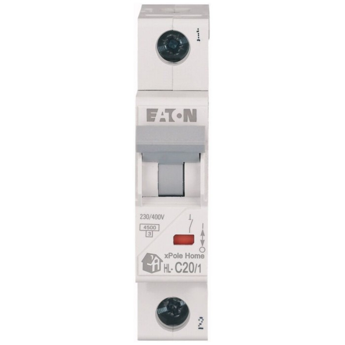 Siguranta automata 20A 1P C 4,5ka Xpole Eaton HL-C20 1