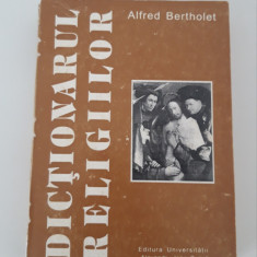 Religie Alfred Bertholet Dictionarul religiilor