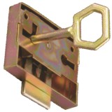 Cumpara ieftin Incuietoare pentru dulap, Metal, 60 x 45 mm