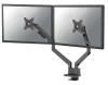 Brat dublu pentru monitor Neomounts, tip full motion, pentru display-uri