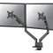 Brat dublu pentru monitor Neomounts, tip full motion, pentru display-uri
