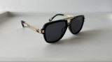 Ochelari de soare Louis Vuitton Style - Rama neagra Lentile Negre, Barbati, Rectangulara, Protectie UV 100%