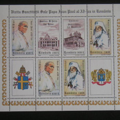 M1 TX2 8 - 1999 - Vizita Papei Ioan Paul al II - lea in Romania - bloc