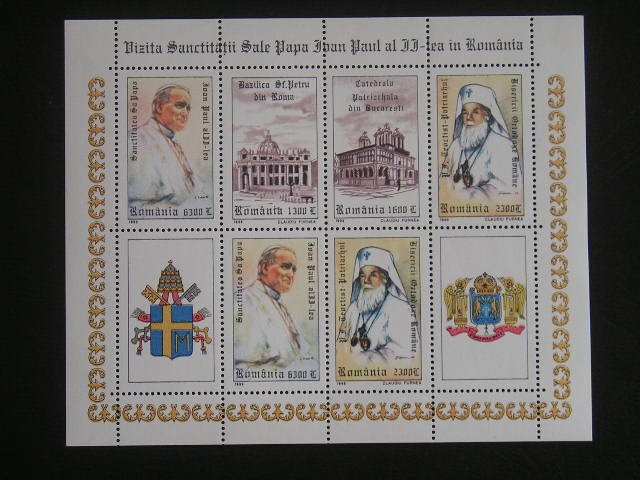 M1 TX2 8 - 1999 - Vizita Papei Ioan Paul al II - lea in Romania - bloc