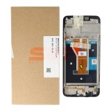 Display LCD Touchscreen cu Rama Realme C11 2021 Negru Original Service Pack