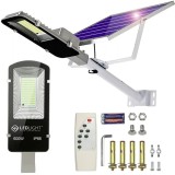 Cumpara ieftin Lampa solara 102 LED cu panou, telecomanda control, rezistenta la apa, IP66, putere 600W