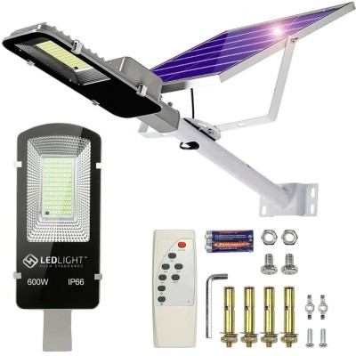 Lampa solara 102 LED cu panou, telecomanda control, rezistenta la apa, IP66, putere 600W foto