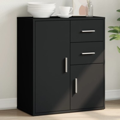 vidaXL Dulap, negru, 60x31x70 cm, lemn prelucrat 840479 foto