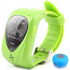 Ceas Smartwatch GPS Copii iUni U11,Telefon incoporat, Alarma SOS, Green + Boxa Cadou foto