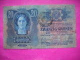 HOPCT ROMANIA 20 COROANE 1913 [ 1 ] SUPRATIPAR TIMBRU SPECIAL ROMANIA -TRANSILVANIA