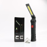 Работно фенерче, LED, Въртене на 360 градуса, С магнит, USB зареждане, Oem