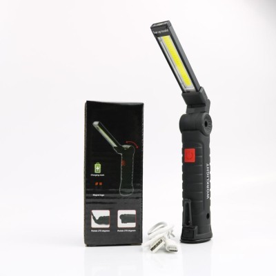 Работно фенерче, LED, Въртене на 360 градуса, С магнит, USB зареждане foto