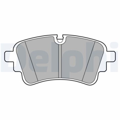 Delphi set placute frana, frana disc foto