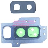 Geam Camera cu Rama Albastra Samsung Galaxy S9 Plus/S9+/G965F - Inlocuire Obiectiv