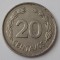 &nbsp;Ecuador , 20 centavos 1966