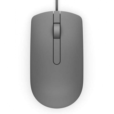Mouse Dell MS116, Wired, 3 butoane, Senzor Optic, USB, 1000 DPI, Grey foto
