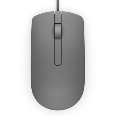 Mouse Dell MS116, Wired, 3 butoane, Senzor Optic, USB, 1000 DPI, Grey foto