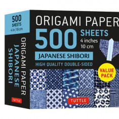 Origami Paper 500 Sheets Japanese Shibori 4 (10 CM): Tuttle Origami Paper: High Quality Double-Sided Origami Sheets Printed with 12 Different Patterns