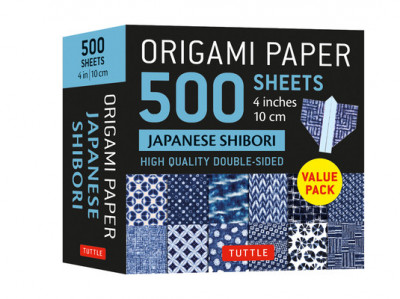 Origami Paper 500 Sheets Japanese Shibori 4 (10 CM): Tuttle Origami Paper: High Quality Double-Sided Origami Sheets Printed with 12 Different Patterns foto