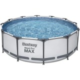 Cumpara ieftin Piscina Bestway Steel Pro MAX, pompa filtrare, scara de sigurata si prelata, 4.88m x 1.22m,ALX