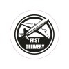 Abtibild &quot;FAST DELIVERY&quot; Cod:TAG 002 / T4 Automotive TrustedCars, Oem