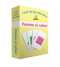 Forme si culori. Carti de joc educative foto