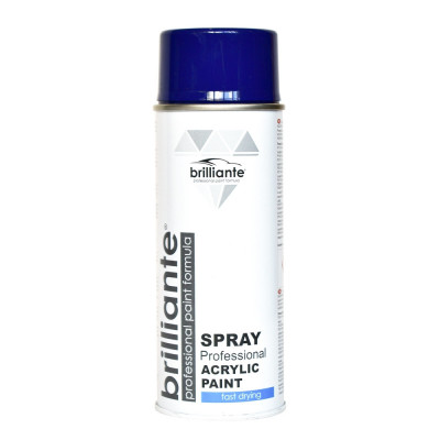 Spray Vopsea Brilliante, Albastru Inchis, 400ml foto